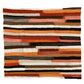 Rust Orange Brush Strokes Light Weight Fleece Blanket by Wikus Schalkwyk