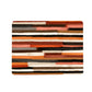 Rust Orange Brush Strokes Placemats by Wikus Schalkwyk