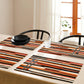 Rust Orange Brush Strokes Placemats by Wikus Schalkwyk