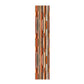 Rust Orange Brush Strokes Table Runner by Wikus Schalkwyk