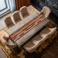 Rust Orange Brush Strokes Table Runner by Wikus Schalkwyk