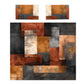 Rust & Amber Patchwork Duvet Cover Set by Wikus Schalkwyk