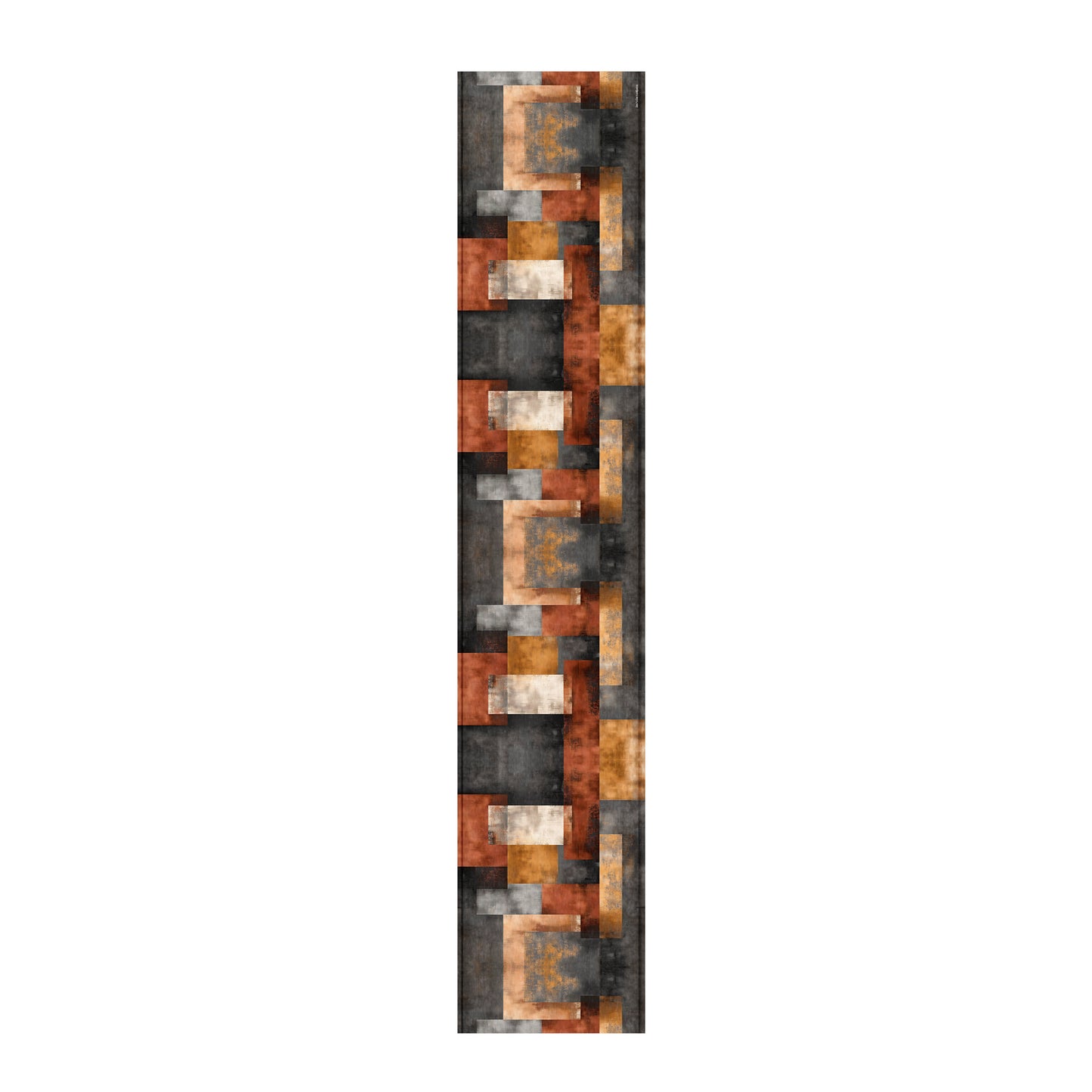 Rust & Amber Patchwork Table Runner by Wikus Schalkwyk