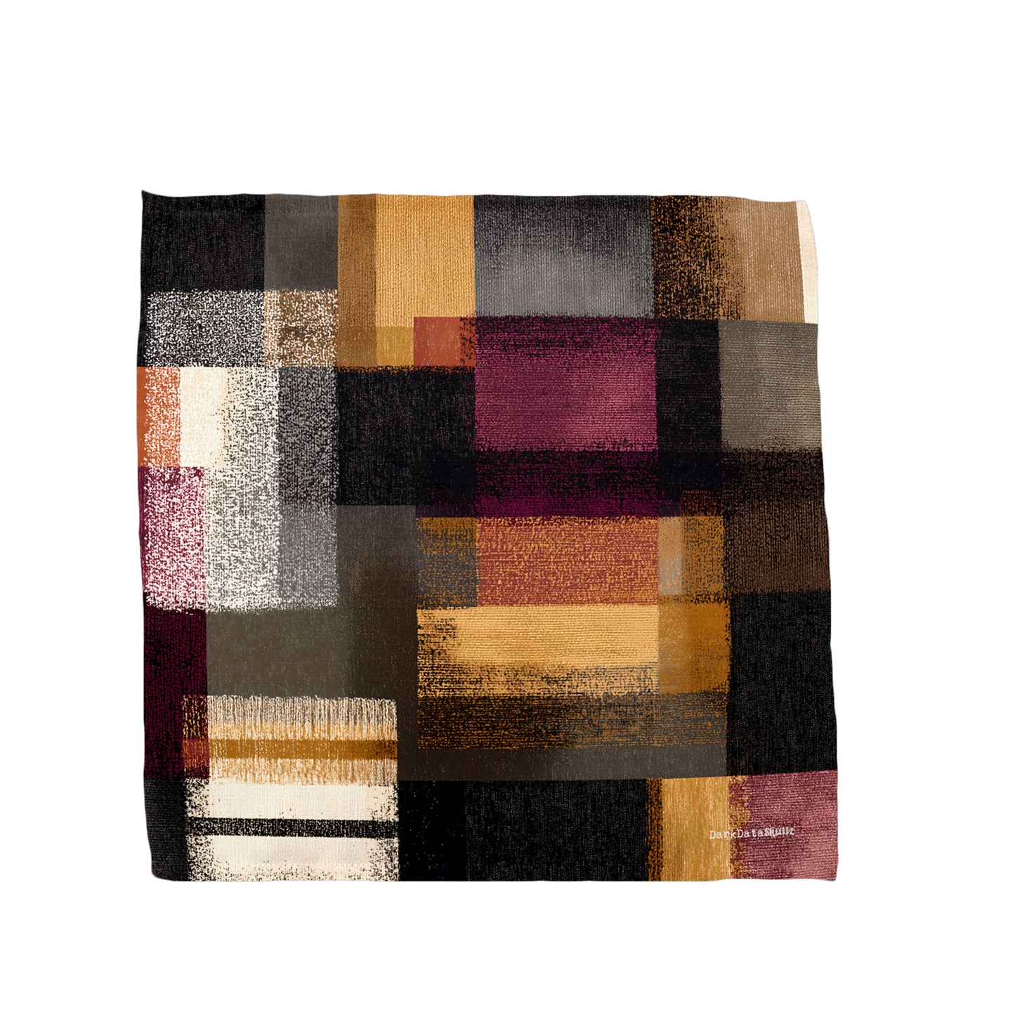 Rust & Burgundy Stripes Napkins by Wikus Schalkwyk