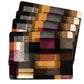 Rust & Burgundy Stripes Placemats by Wikus Schalkwyk