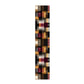 Rust & Burgundy Stripes Table Runner by Wikus Schalkwyk