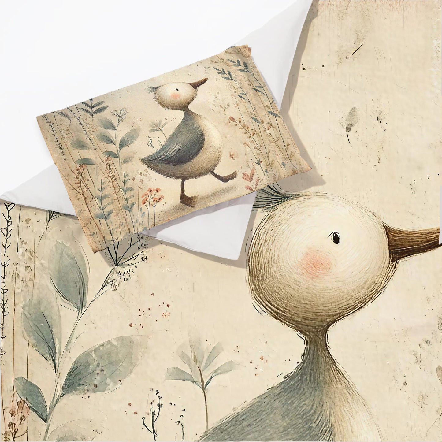 Rustic Baby Duckling Cot Set