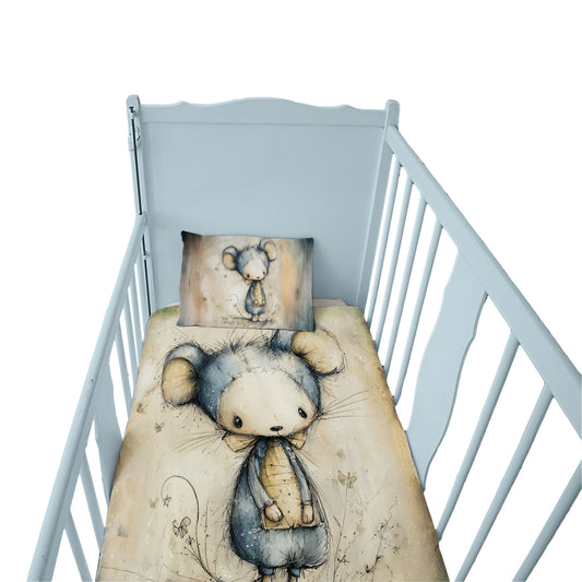 Rustic Baby Mouse Cot Set