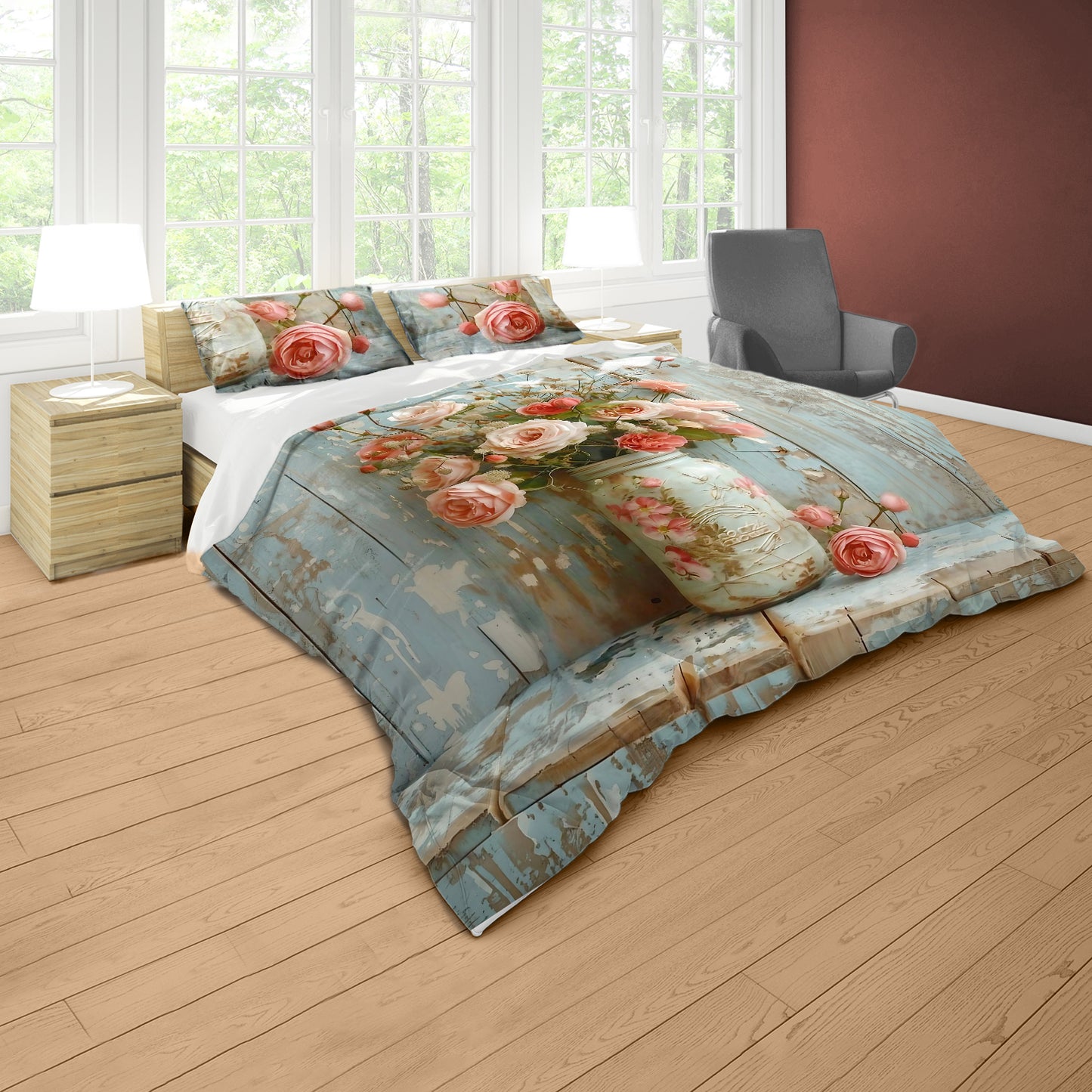 Rustic Beauty Duvet Cover Set