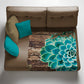 Grunge Desert Rose Light Weight Fleece Blanket