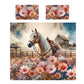 Rustic Farmstead Horse Duvet Cover Set