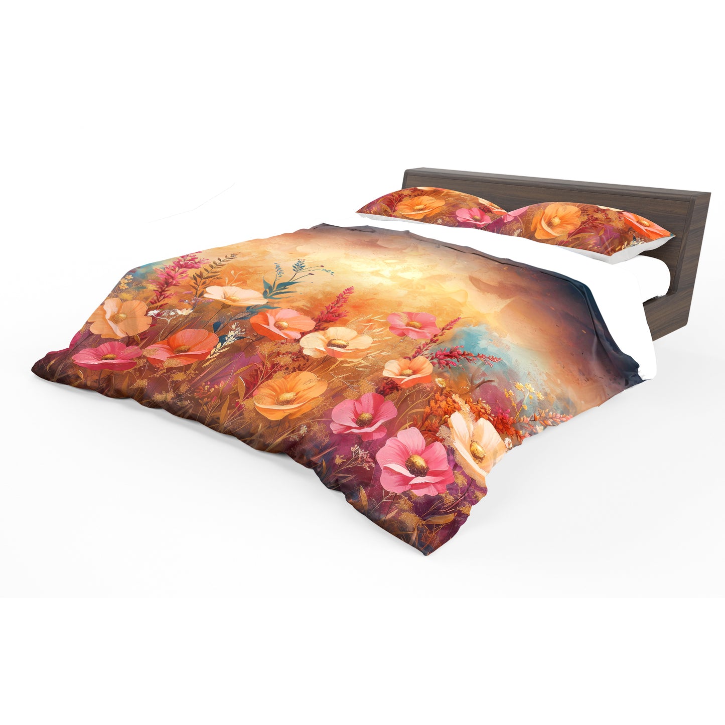Rustic Field Flowers Duvet Cover Set