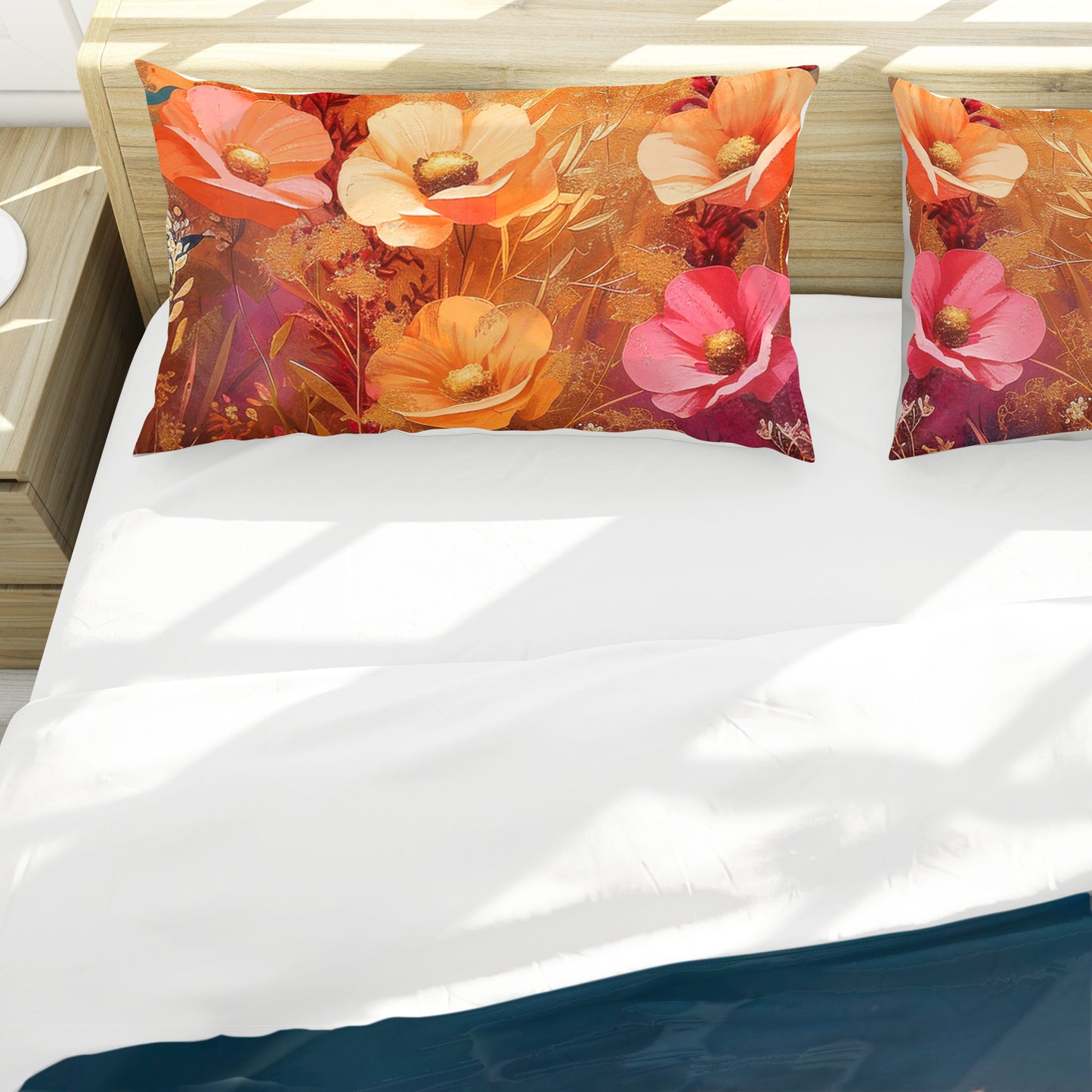 Rustic Field Flowers Duvet Cover Set