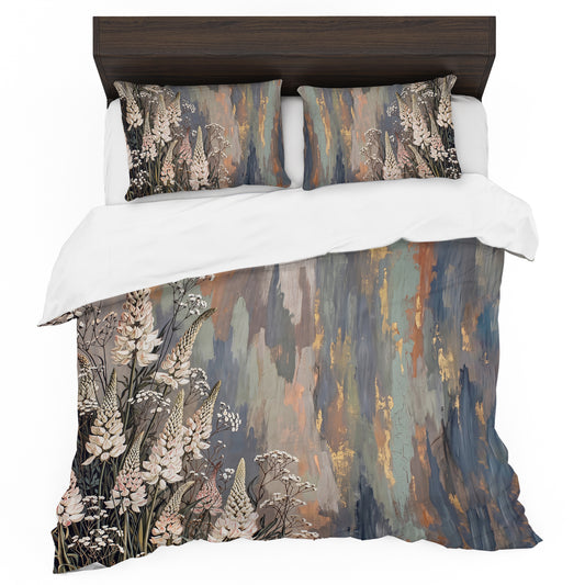 Rustic Lupines Duvet Cover Set