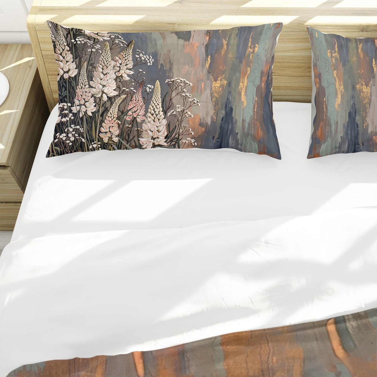 Rustic Lupines Duvet Cover Set
