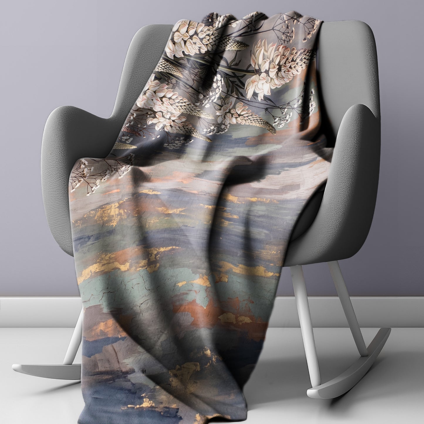 Rustic Lupines Light Weight Fleece