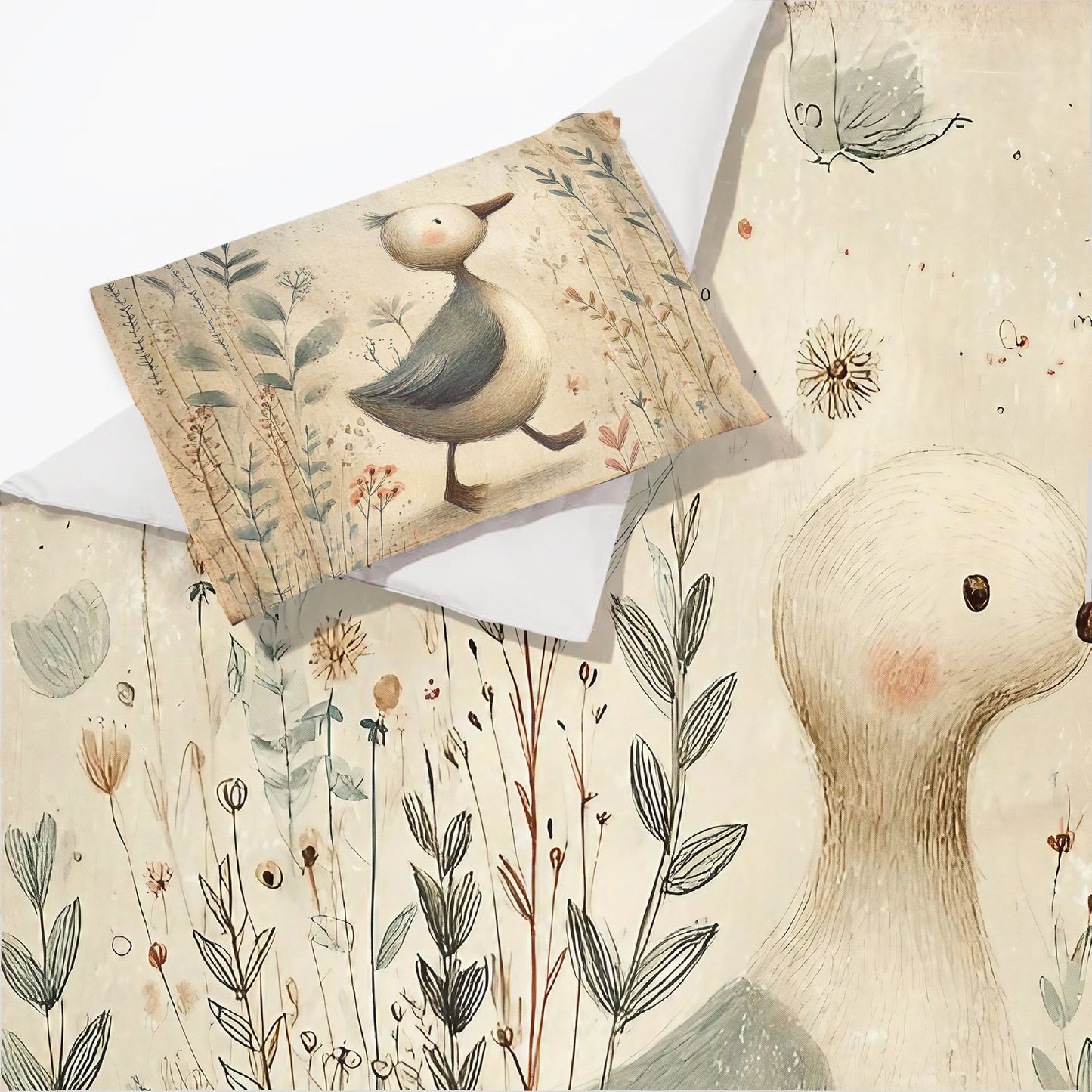Rustic Mother Duck Cot Set