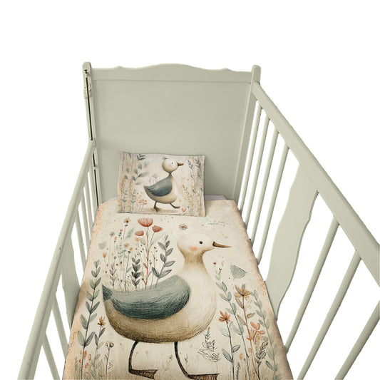 Rustic Mother Duck Cot Set