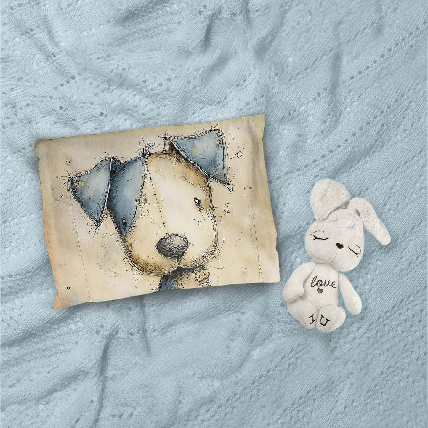 Rustic Puppy Cot Set