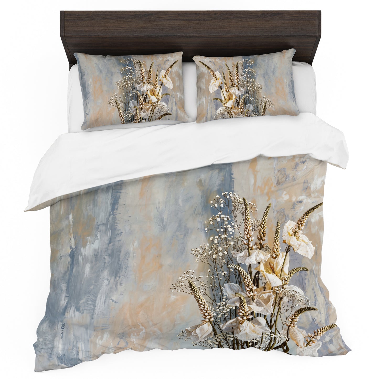 Rustic Wheat & Botanica Duvet Cover Set
