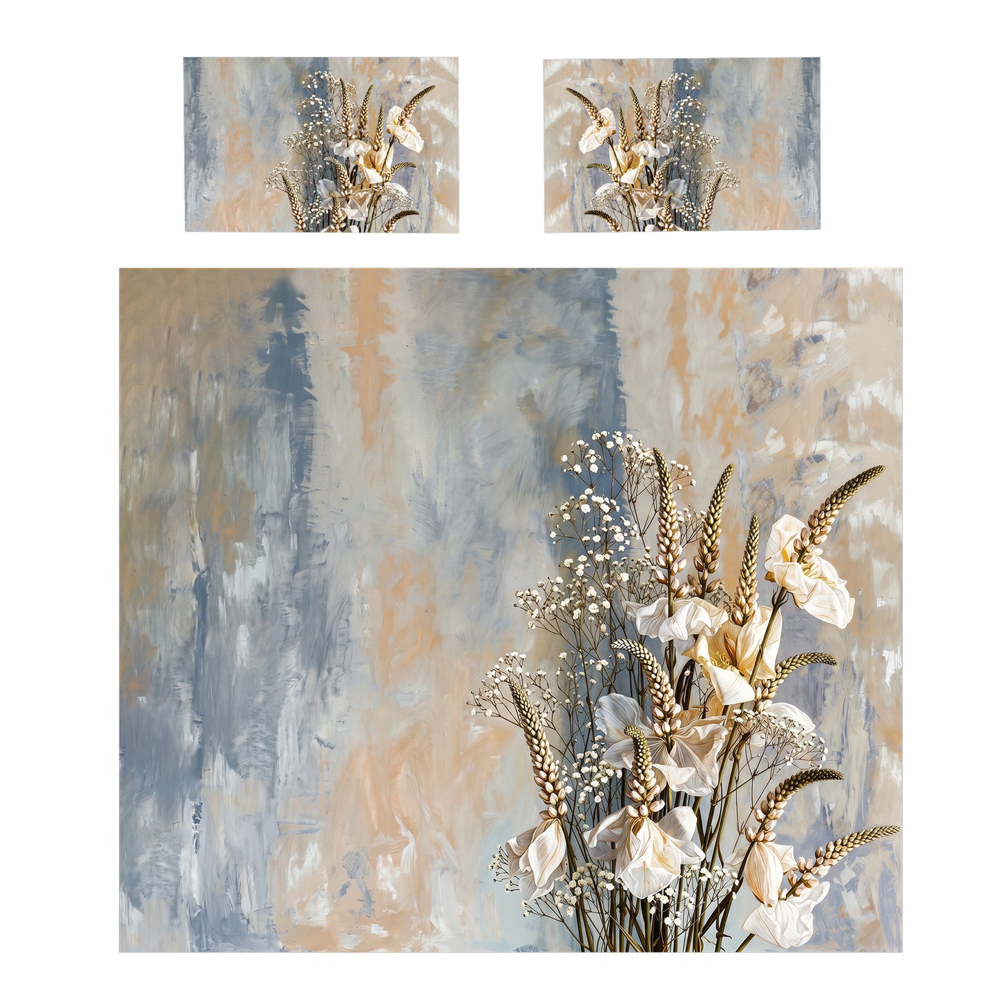Rustic Wheat & Botanica Duvet Cover Set