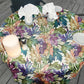 Rusty Leaves Round Tablecloth