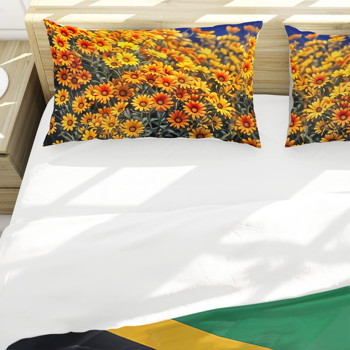 SA Springbok Cape Marigolds Duvet Cover Set