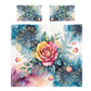 Sacred Geometry Rose Duvet Cover Set