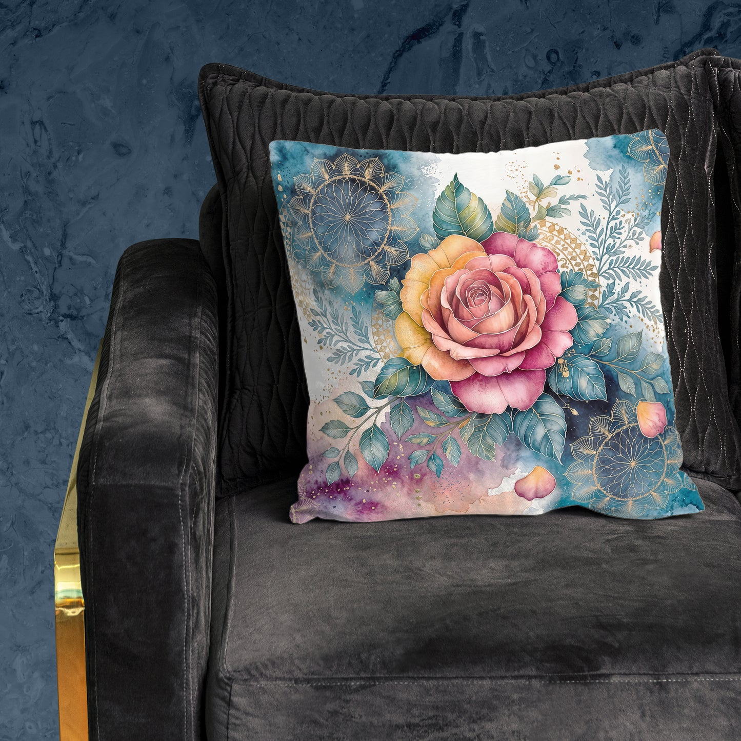 Sacred Geometry Rose Luxury Scatter
