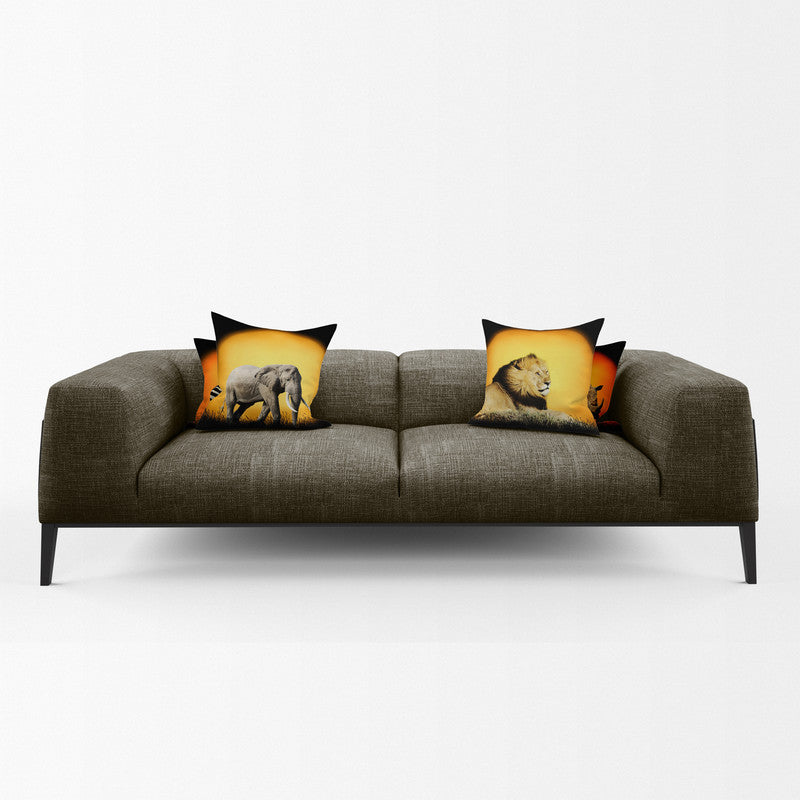 Safari Animals Luxury Scatter Covers Set of 4