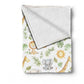 Safari Animals Baby Fleece  Blanket