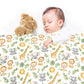 Safari Animals Baby Fleece  Blanket