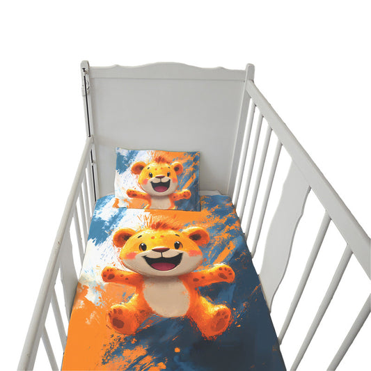 Safari Lion Cub Cot Set by Wikus Schalkwyk