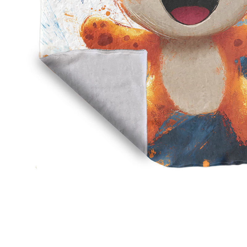Safari Lion Cub Minky Blanket by Wikus Schalkwyk