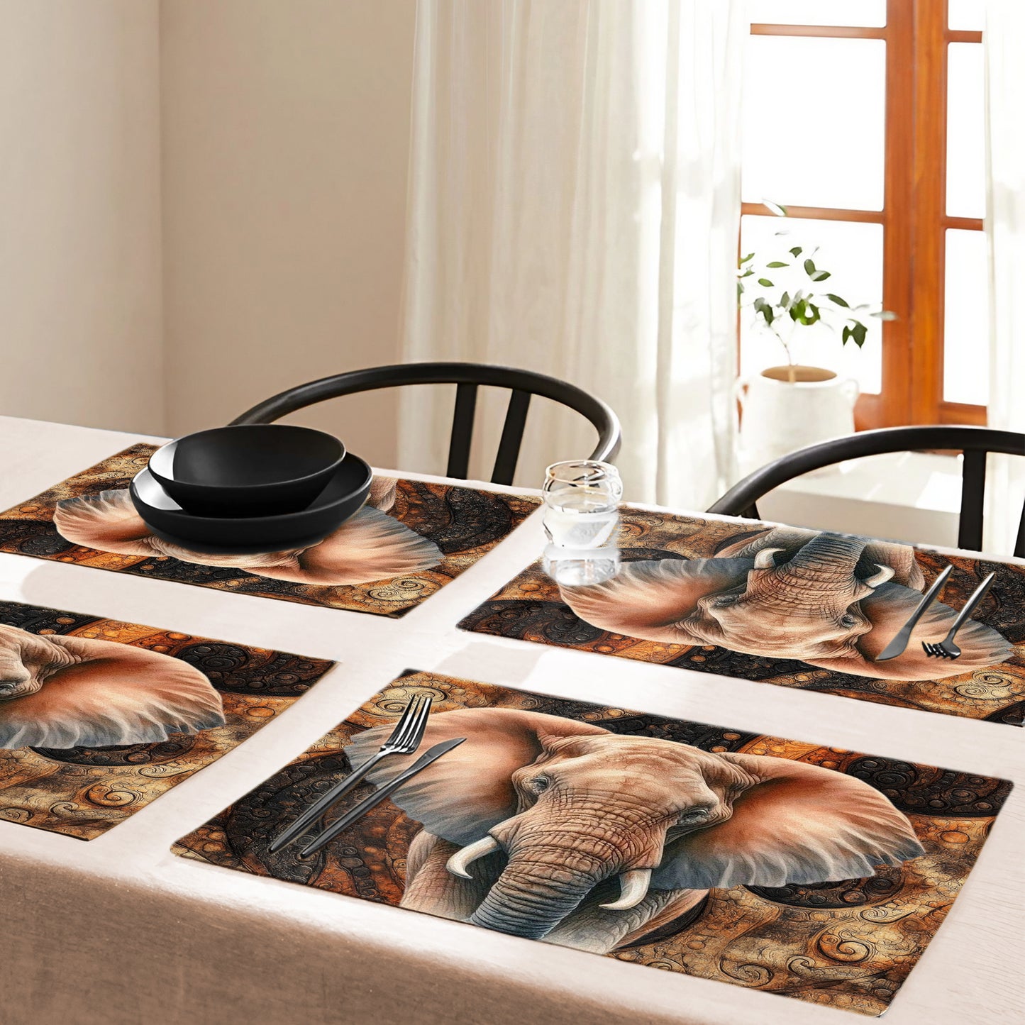 Safari Elephant Placemats by Mark van Vuuren