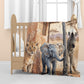 Safari Friends Baby Fleece Blanket