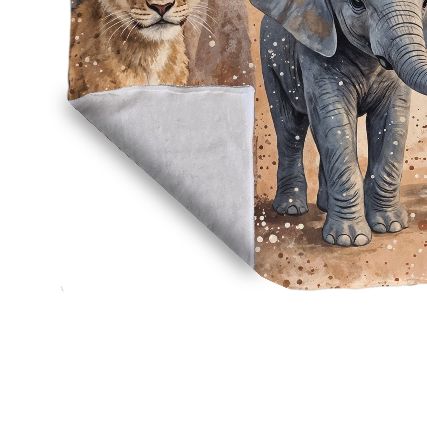 Safari Friends Baby Fleece Blanket