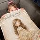 Safe Girl Toddler Fleece Blanket