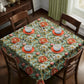 Sage Background Peony Square Tablecloth