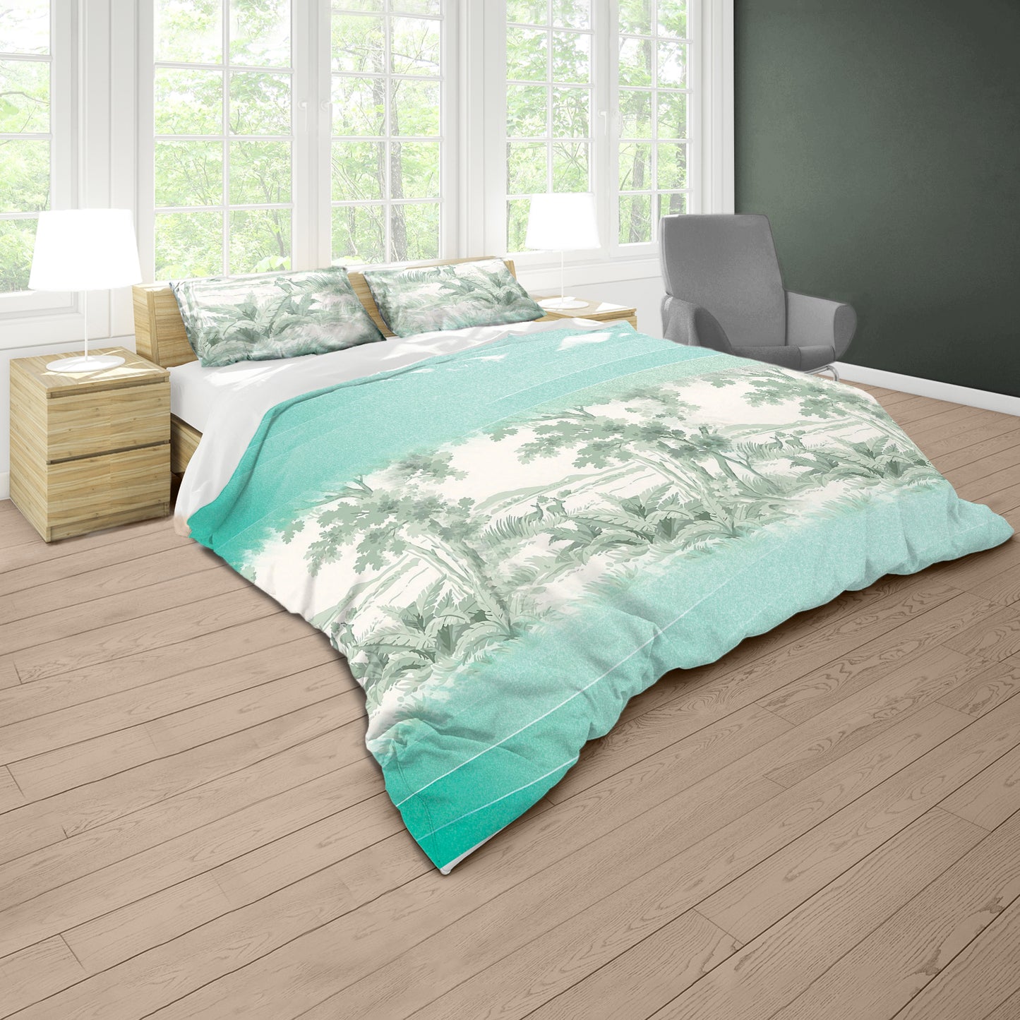 Sage Forest Duvet Cover Set