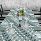 SageGreen Circles 3m Rectangle Tablecloth