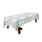 Sage Pattern on White 3m Rectangle Tablecloth