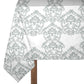 Sage Pattern on White 3m Rectangle Tablecloth