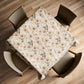 Sage & Cream Flora Square Tablecloth