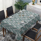Sage and White Abstract Rectangle Tablecloth