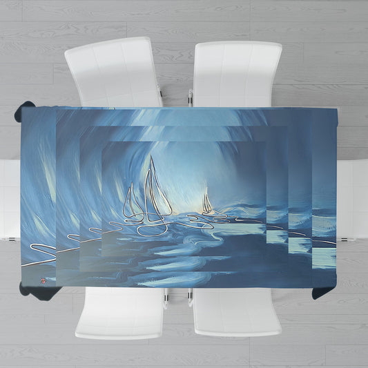 Sail Away Rectangle Tablecloth by Ferdie Muller