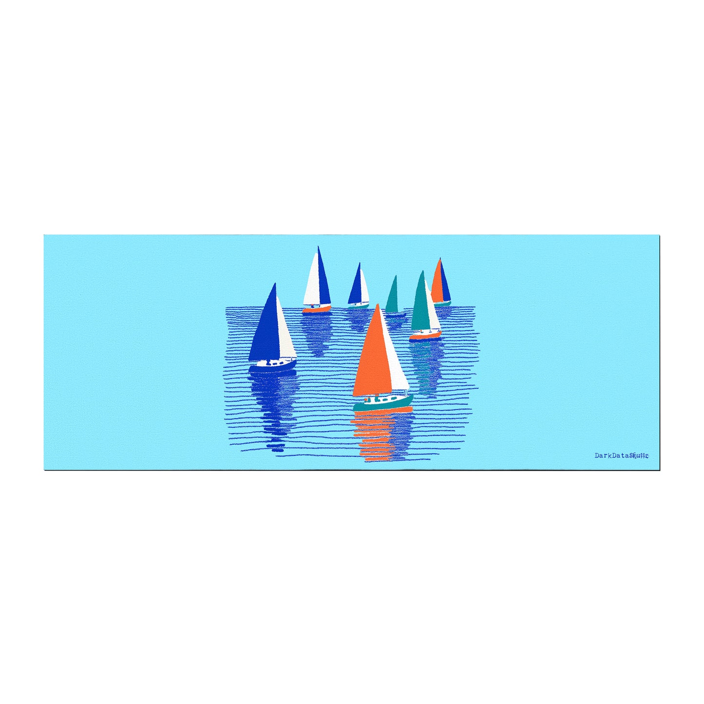 Sail Horizon Desk Pad by Wikus Schalkwyk