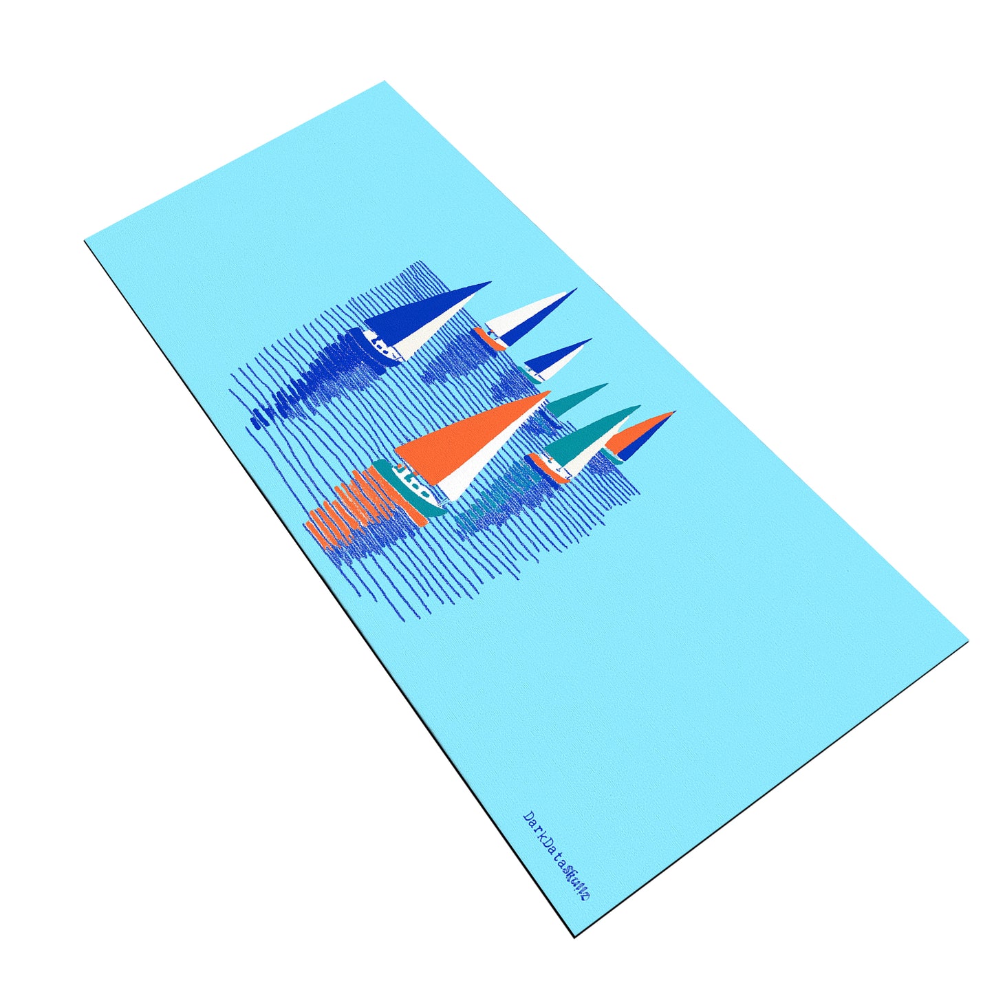 Sail Horizon Desk Pad by Wikus Schalkwyk