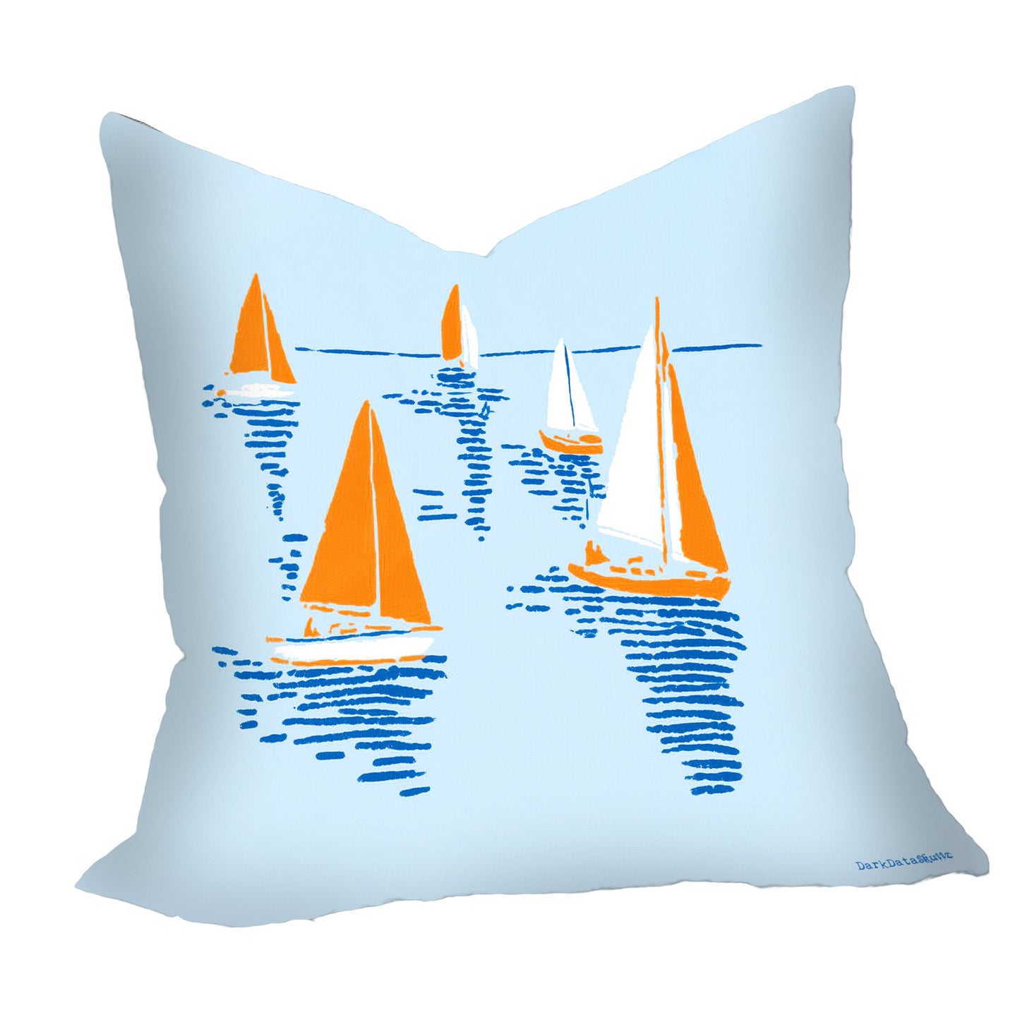 Sailing in Azure Luxury Scatter by Wikus Schalkwyk