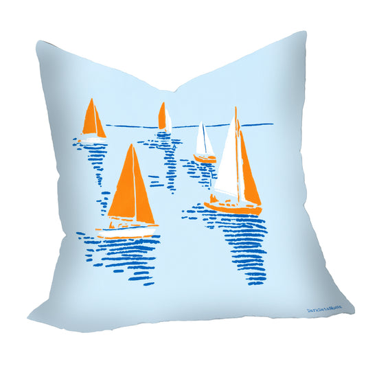Sailing in Azure Luxury Scatter by Wikus Schalkwyk